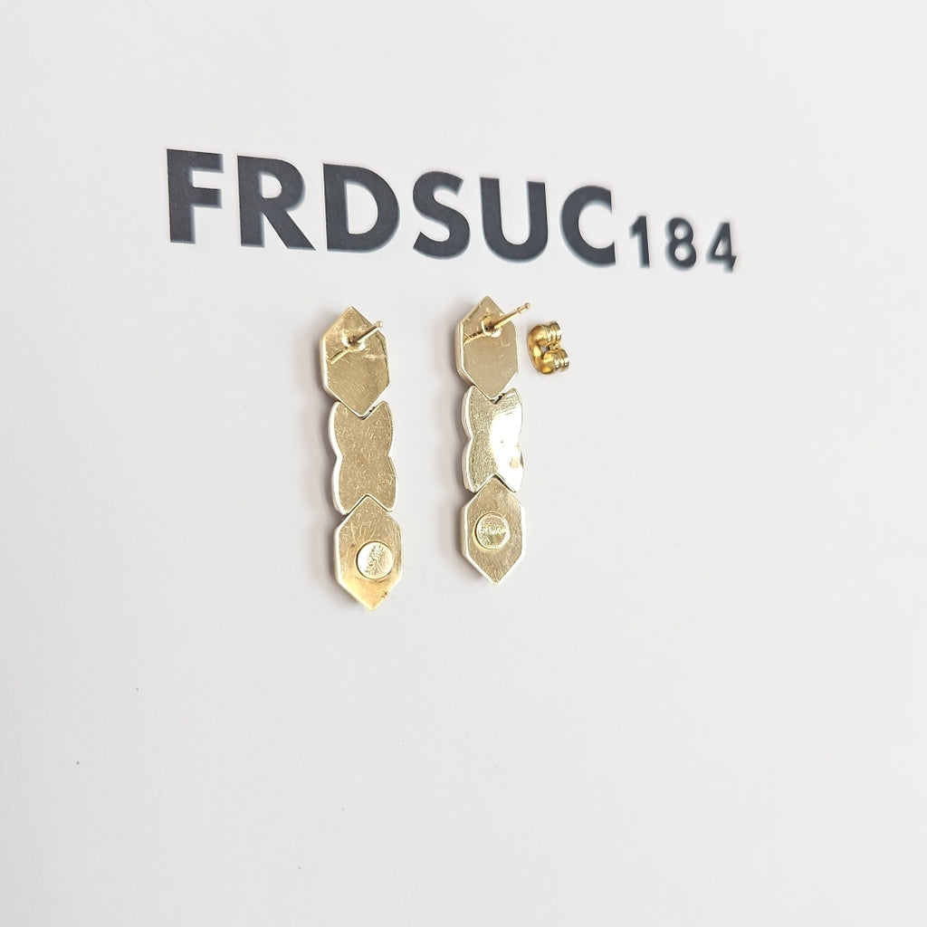 ARETES PAR ORO 14 K 3,20 GRMS (SEMINUEVO)