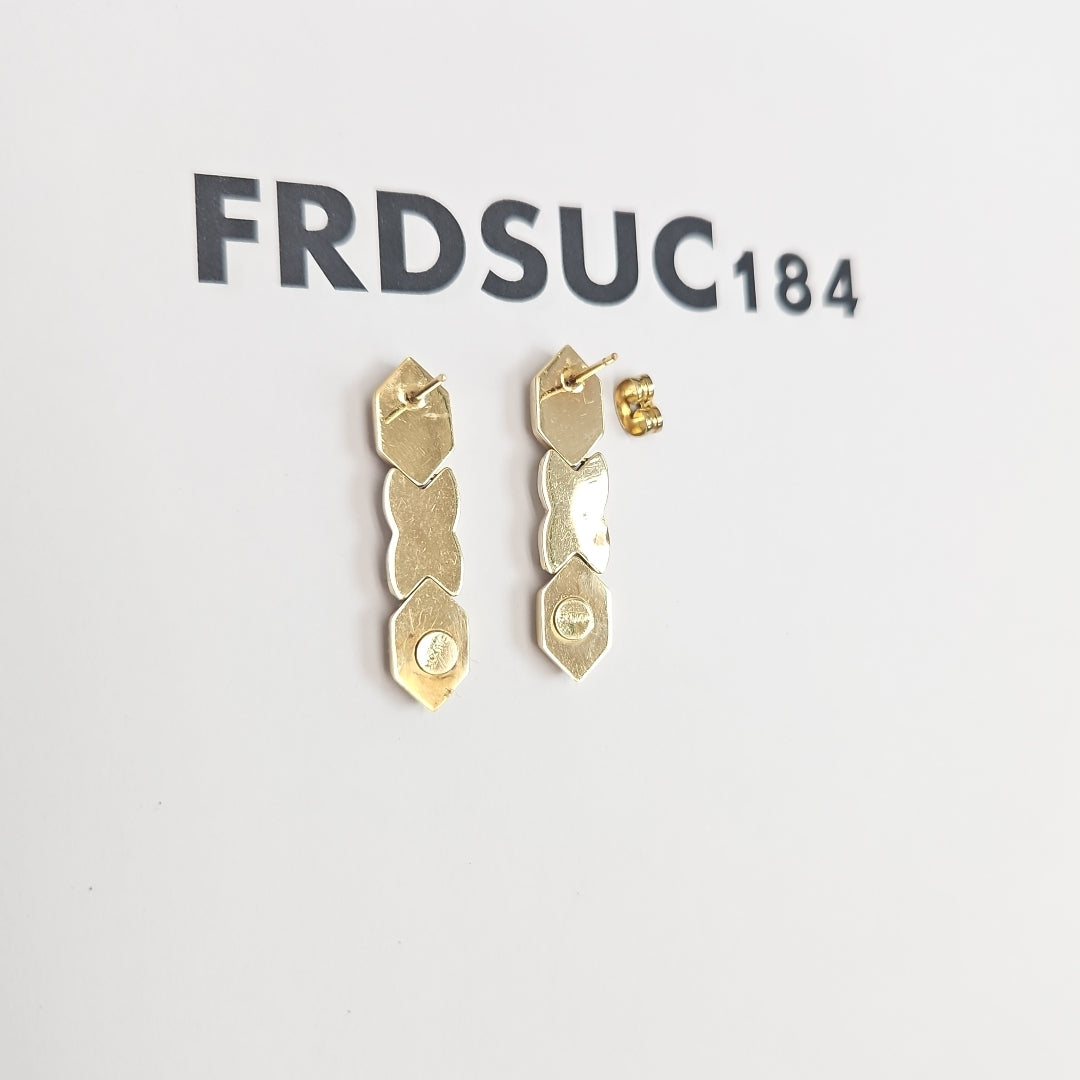 ARETES PAR ORO 14 K 3,20 GRMS (SEMINUEVO)