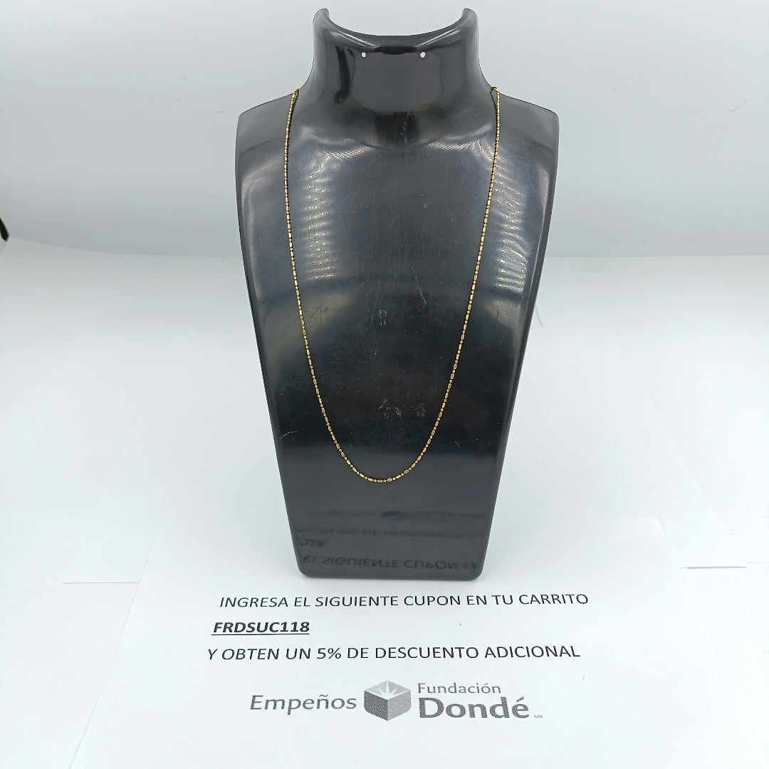 CADENA ORO 10 K 1.4 GRMS (SEMINUEVO)