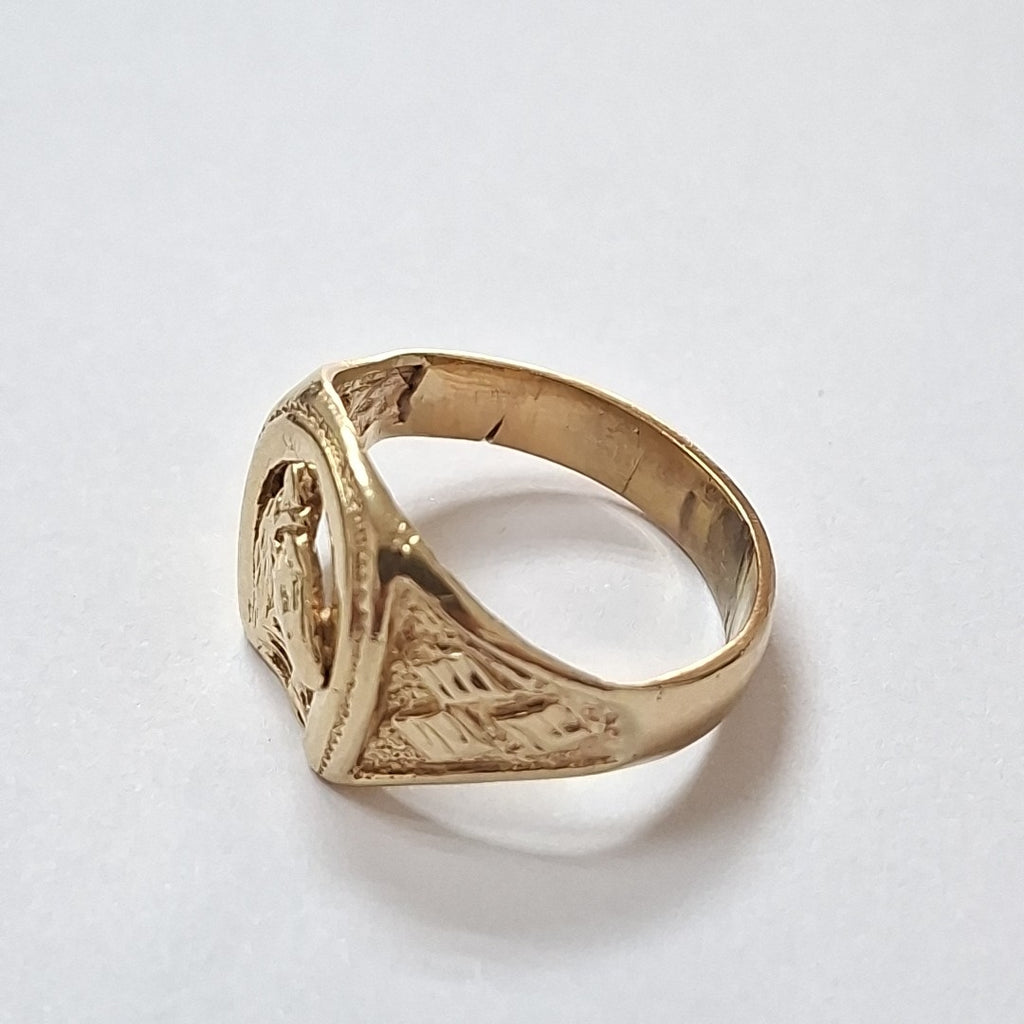 ANILLO ORO 10 K 6 GRMS (SEMINUEVO)