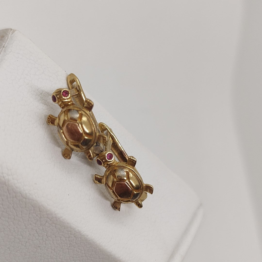 ARETES PAR ORO 10 K 2.3 GRMS (SEMINUEVO)