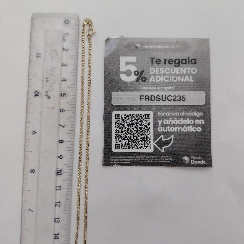 CADENA ORO 10 K 2.5 GRMS (SEMINUEVO)