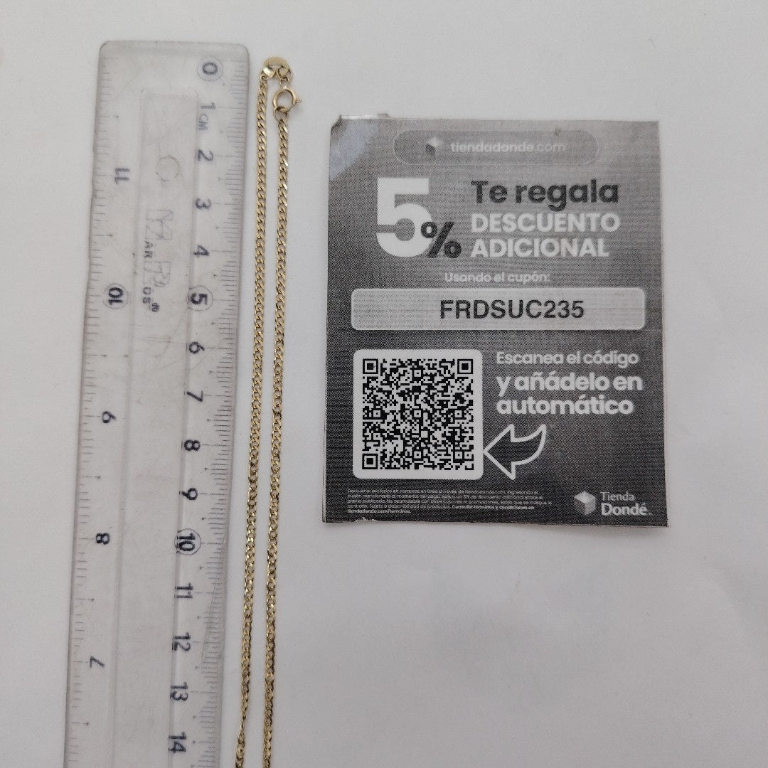 CADENA ORO 10 K 2.5 GRMS (SEMINUEVO)