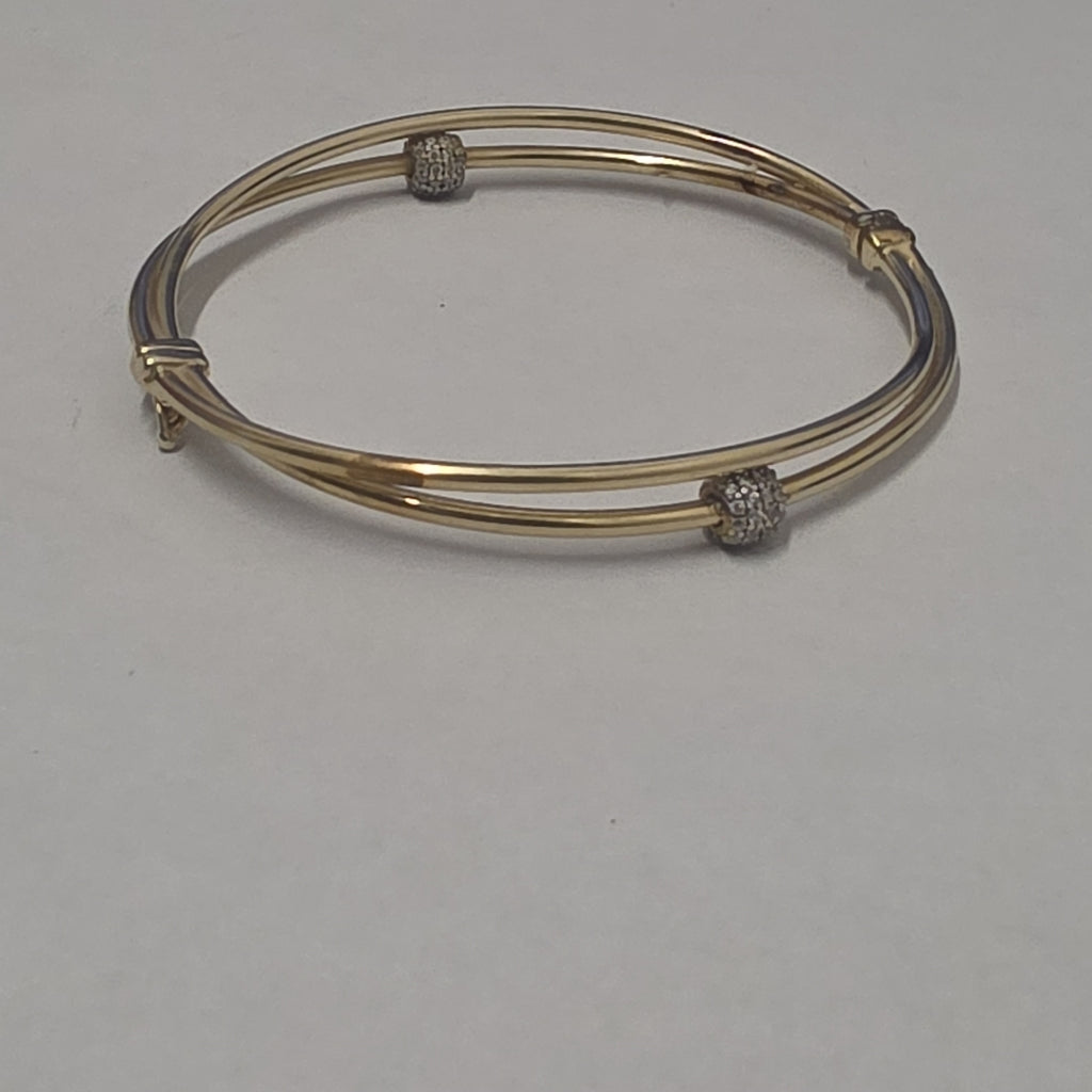 PULSERA RIGIDA ORO 14 K 6.8 GRMS (SEMINUEVO)