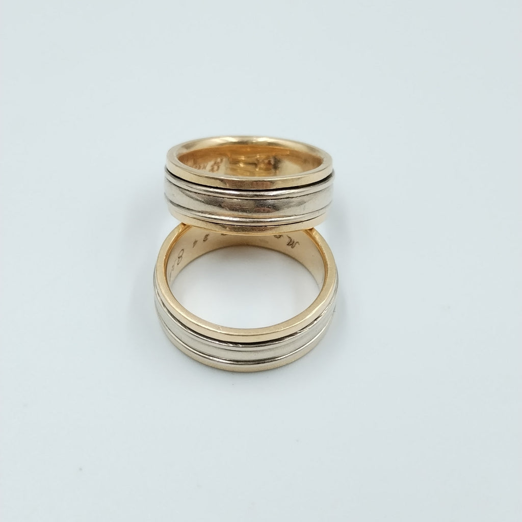 ARGOLLA ORO, ORO COMBINADO 14 K 16 GRMS (SEMINUEVO)