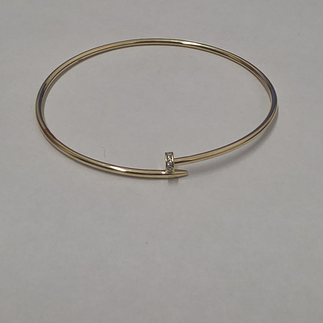 PULSERA RIGIDA ORO 10 K 2.6 GRMS (SEMINUEVO)