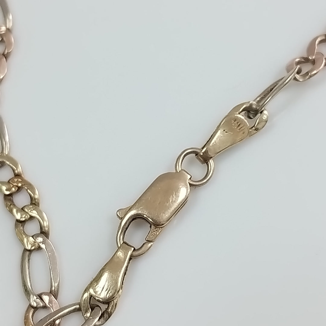 CADENA ORO, ORO COMBINADO 14 K 14.3 GRMS (SEMINUEVO)