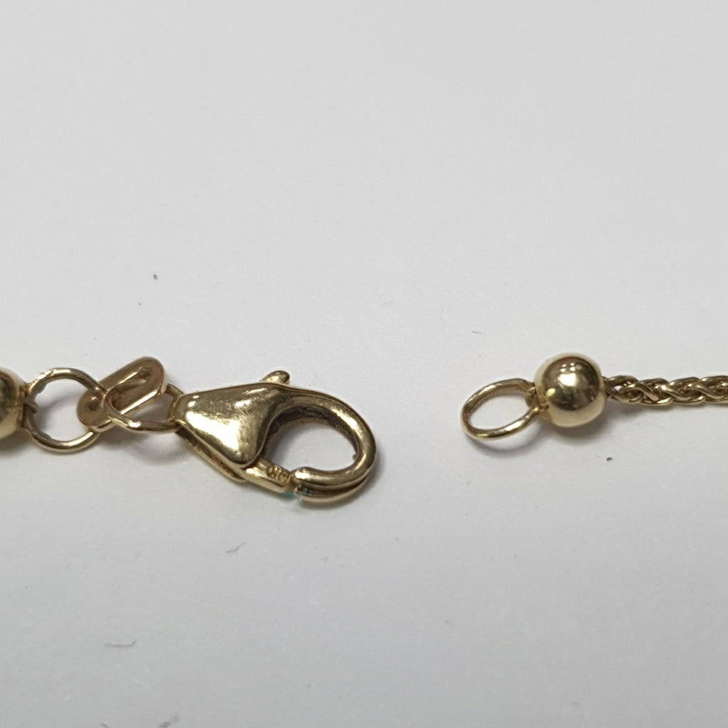 PULSERA ORO COMBINADO 14 K 1.9 GRMS (SEMINUEVO)