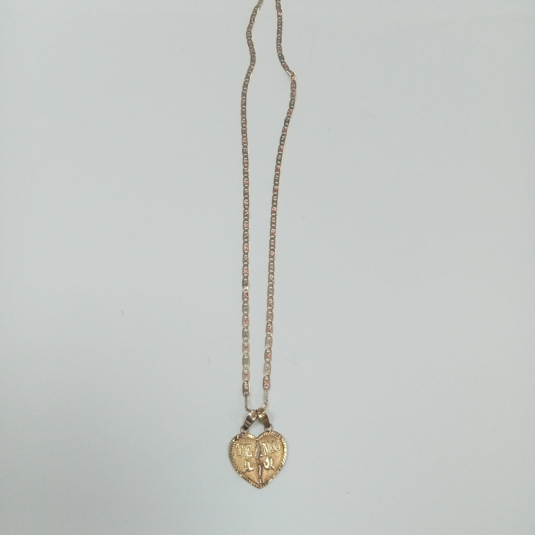 CADENA ORO, ORO COMBINADO 10 K 4 GRMS (SEMINUEVO)
