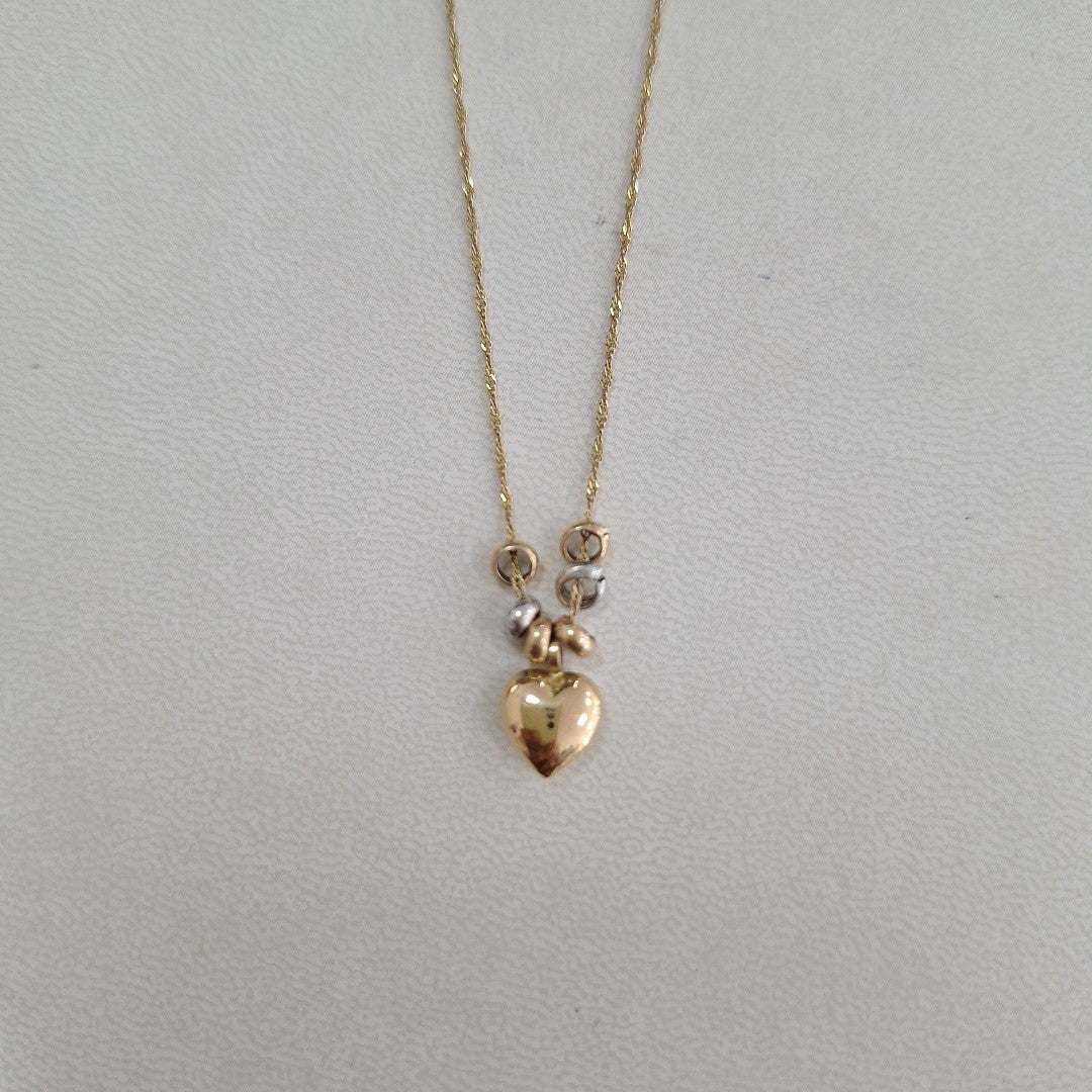 CADENA, DIJE ORO 10 K 1.3 GRMS (SEMINUEVO)
