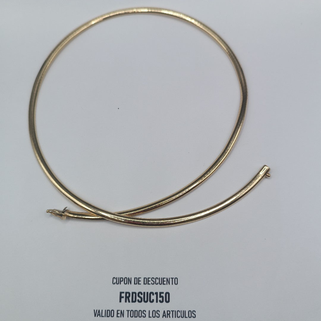 GARGANTILLA ORO 14 K 22.3 GRMS (SEMINUEVO)