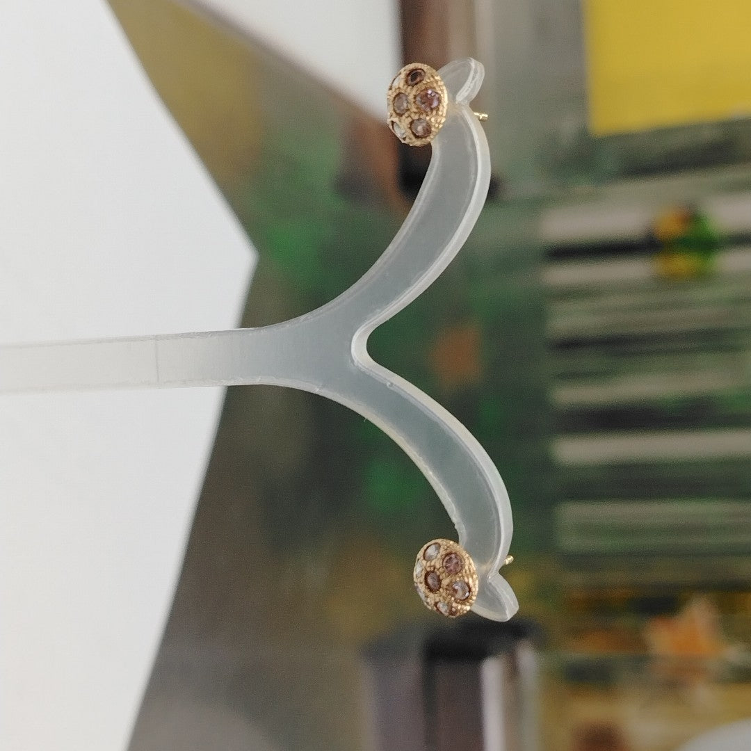 BROQUELES PAR ORO 14 K 1,30 GRMS (SEMINUEVO)