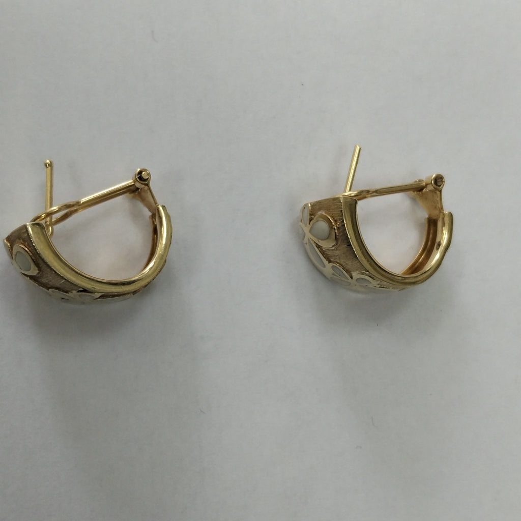 ARETES PAR ORO 14 K 6,40 GRMS (SEMINUEVO)
