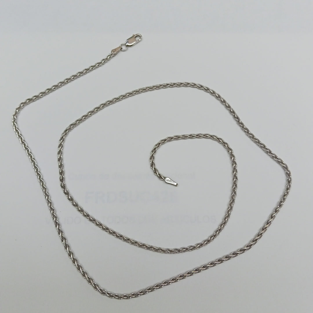 CADENA ORO BLANCO 14 K 13,00 GRMS (SEMINUEVO)