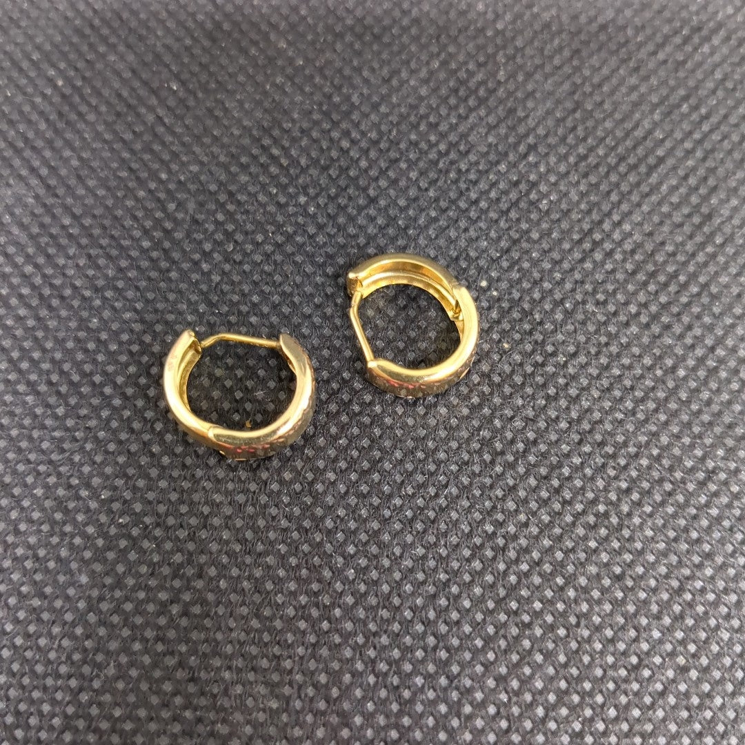 ARRACADAS PAR ORO 14 K 1,10 GRMS (SEMINUEVO)
