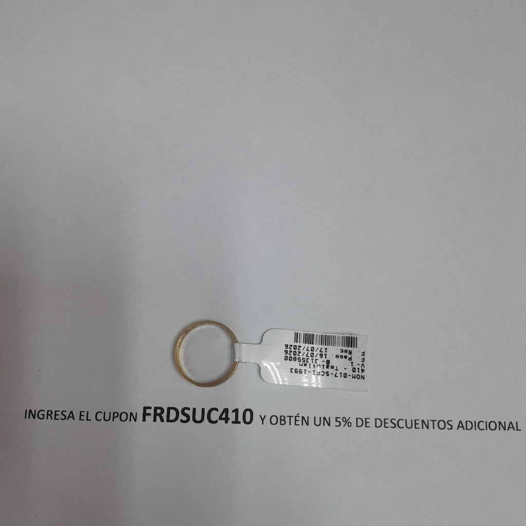 ARGOLLA ORO 10 K 1.4 GRMS (SEMINUEVO)