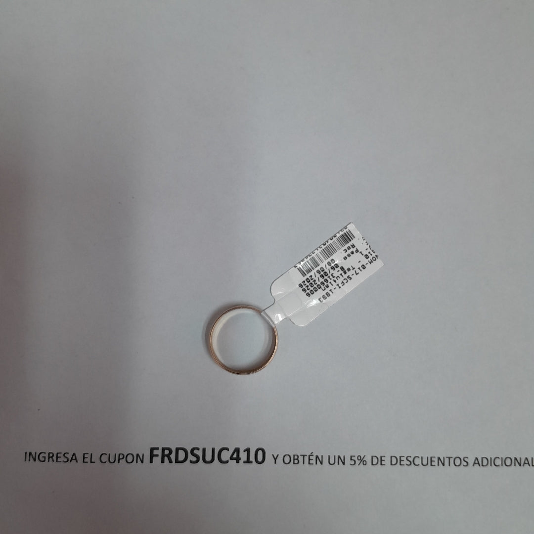 ARGOLLA ORO 10 K 1.5 GRMS (SEMINUEVO)