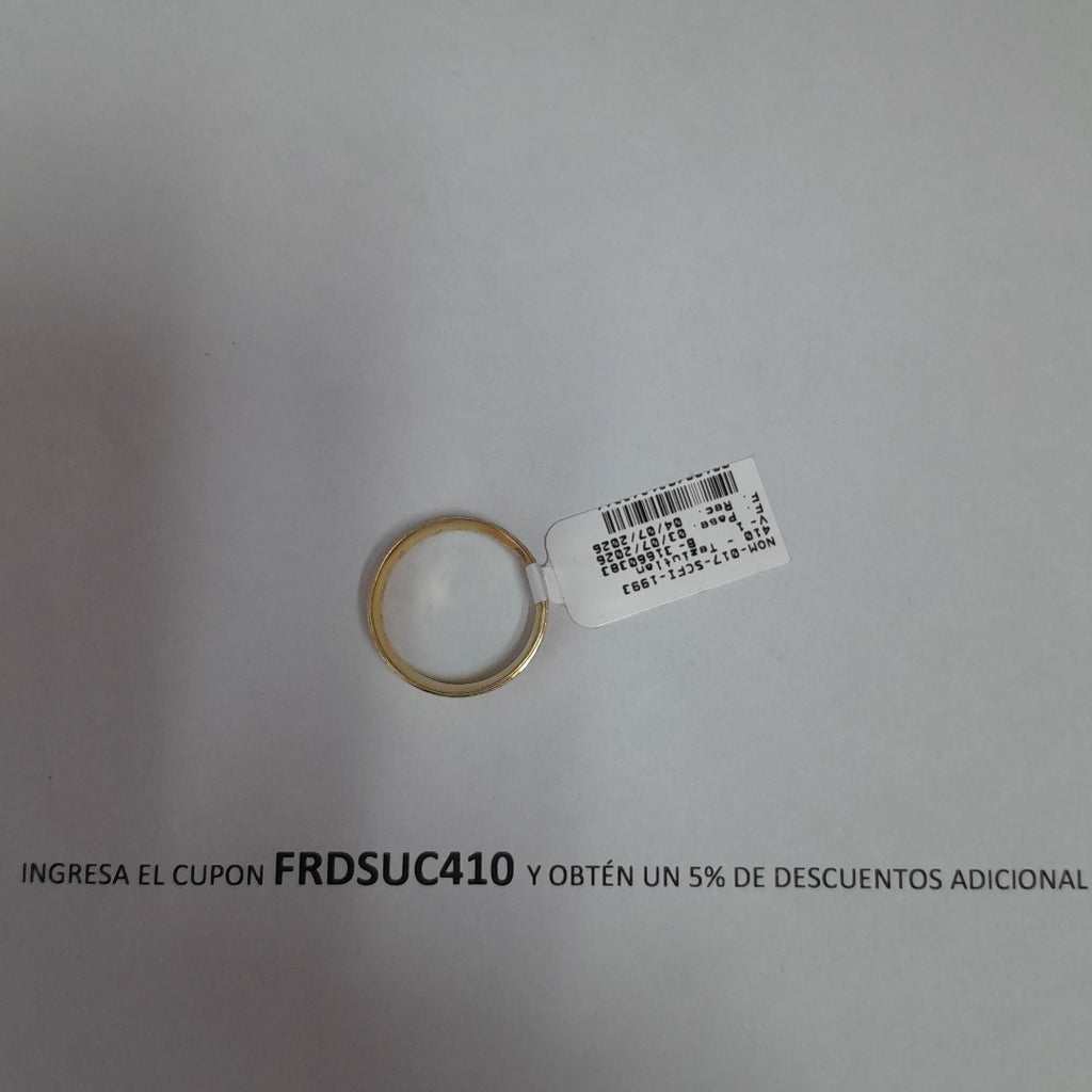 ARGOLLA ORO 14 K 6.6 GRMS (SEMINUEVO)