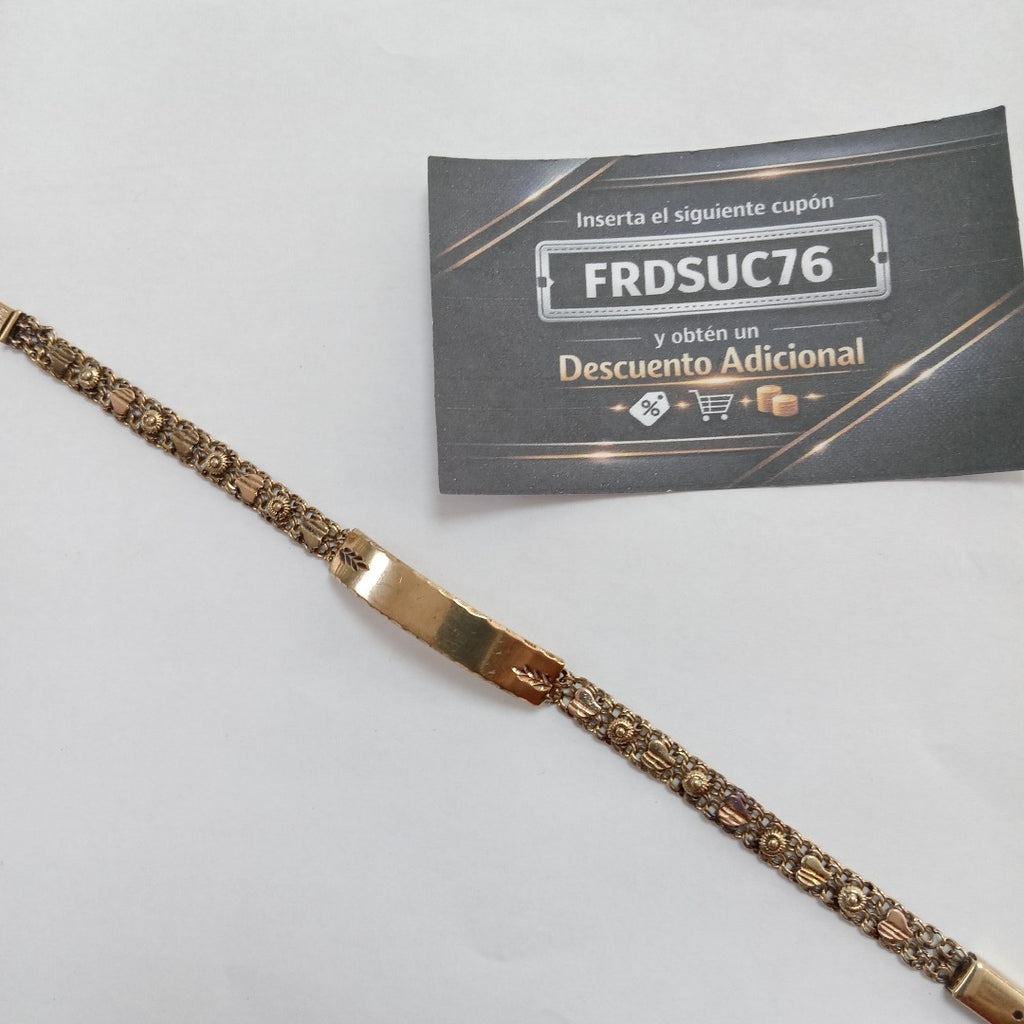 ESCLAVA ORO, ORO COMBINADO 10 K 10.7 GRMS (SEMINUEVO)
