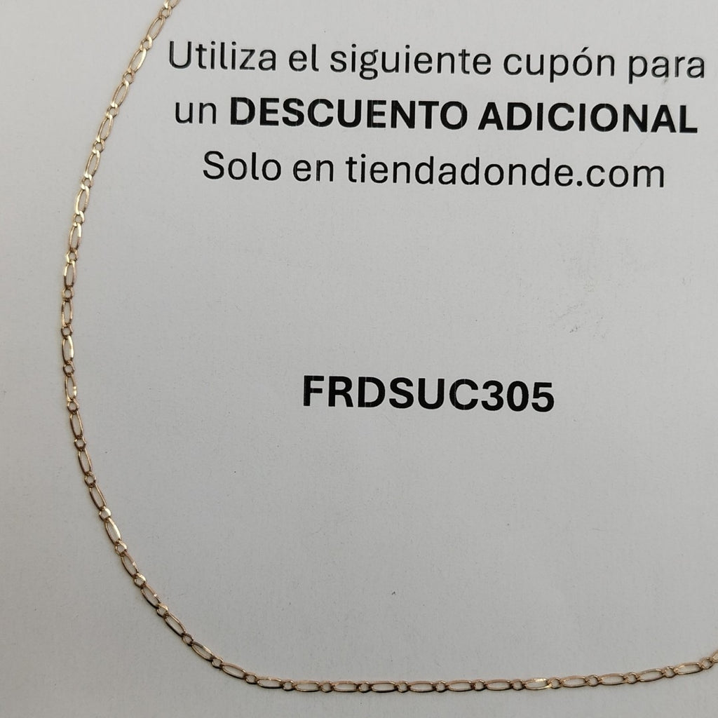 CADENA ORO 14 K 1.4 GRMS (SEMINUEVO)