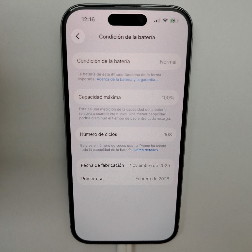 CELULAR APPLE IPHONE 15 A3089 (2023) 128 GB 6 GB RAM (SEMINUEVO)
