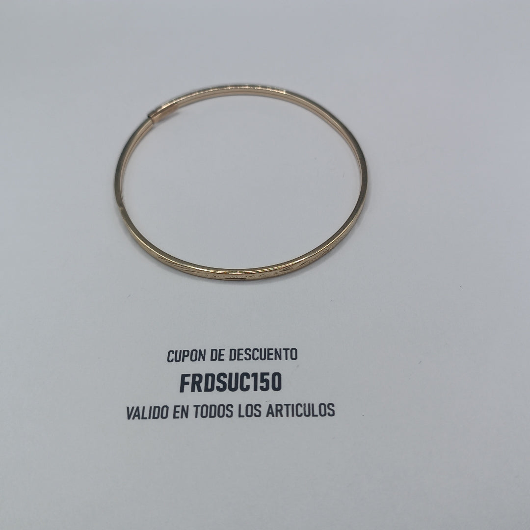 PULSERA RIGIDA ORO 10 K 4.1 GRMS (SEMINUEVO)