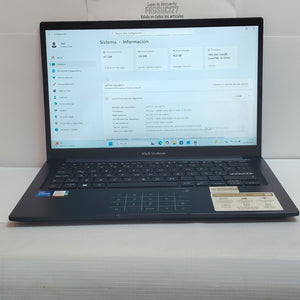 LAPTOP ASUS VIVOBOOK 14 X1404VA-NK1057W (2025) 512 GB SSD 16 GB RAM (SEMINUEVO)
