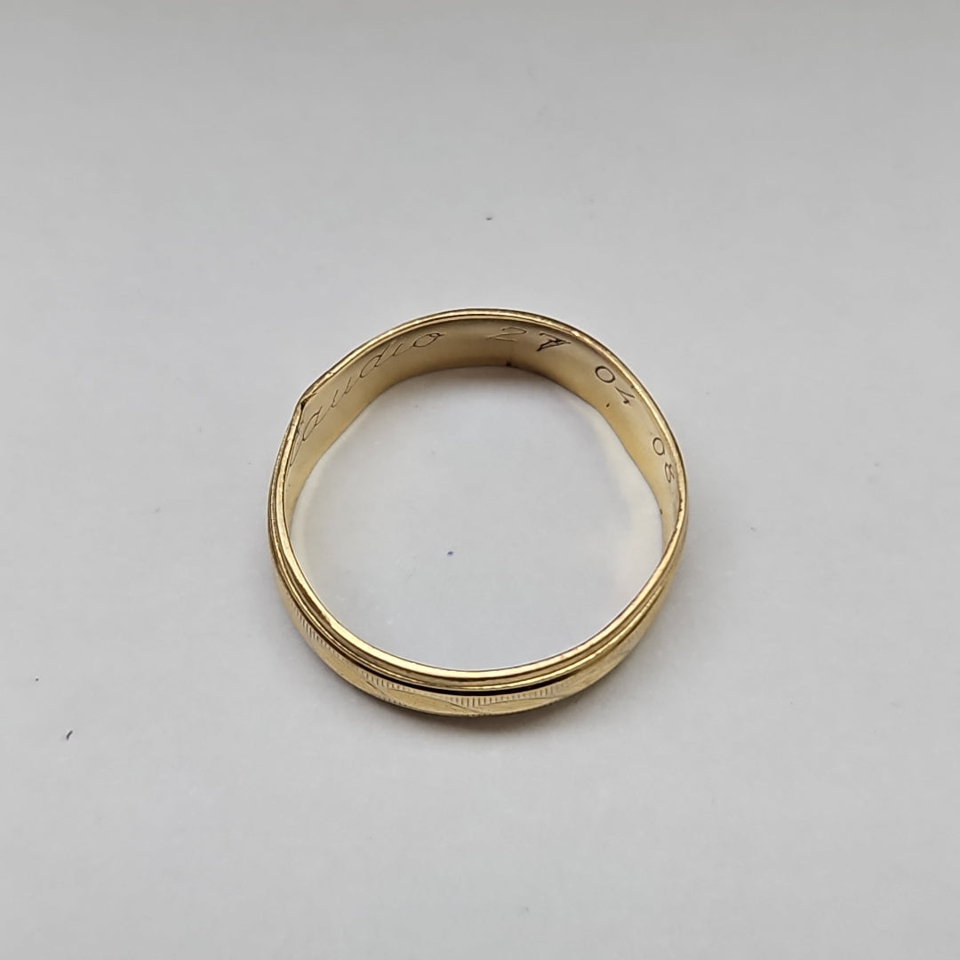 ARGOLLA ORO 14 K 1.6 GRMS (SEMINUEVO)
