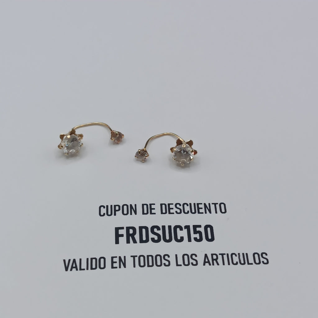 BROQUELES PAR ORO 10 K 0,90 GRMS (SEMINUEVO)