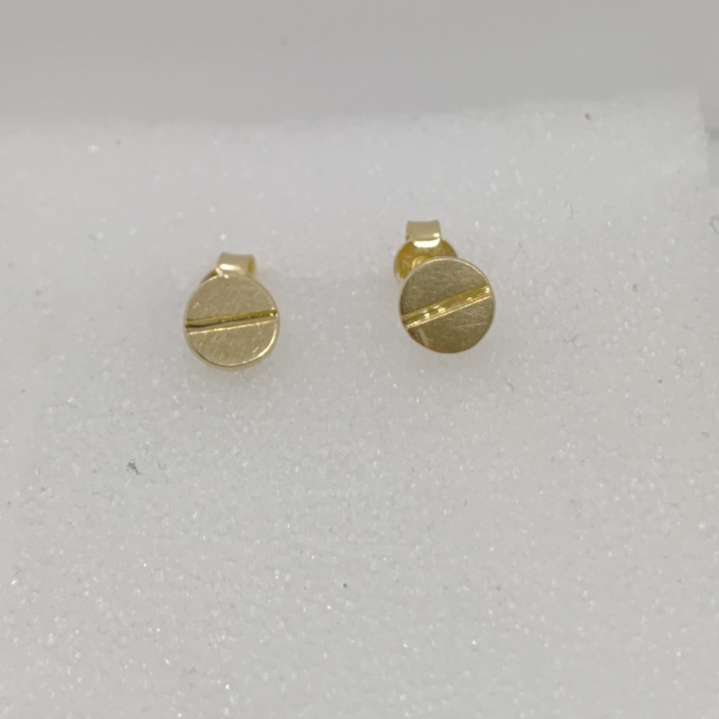 BROQUELES PAR ORO 14 K 1 GRMS (SEMINUEVO)