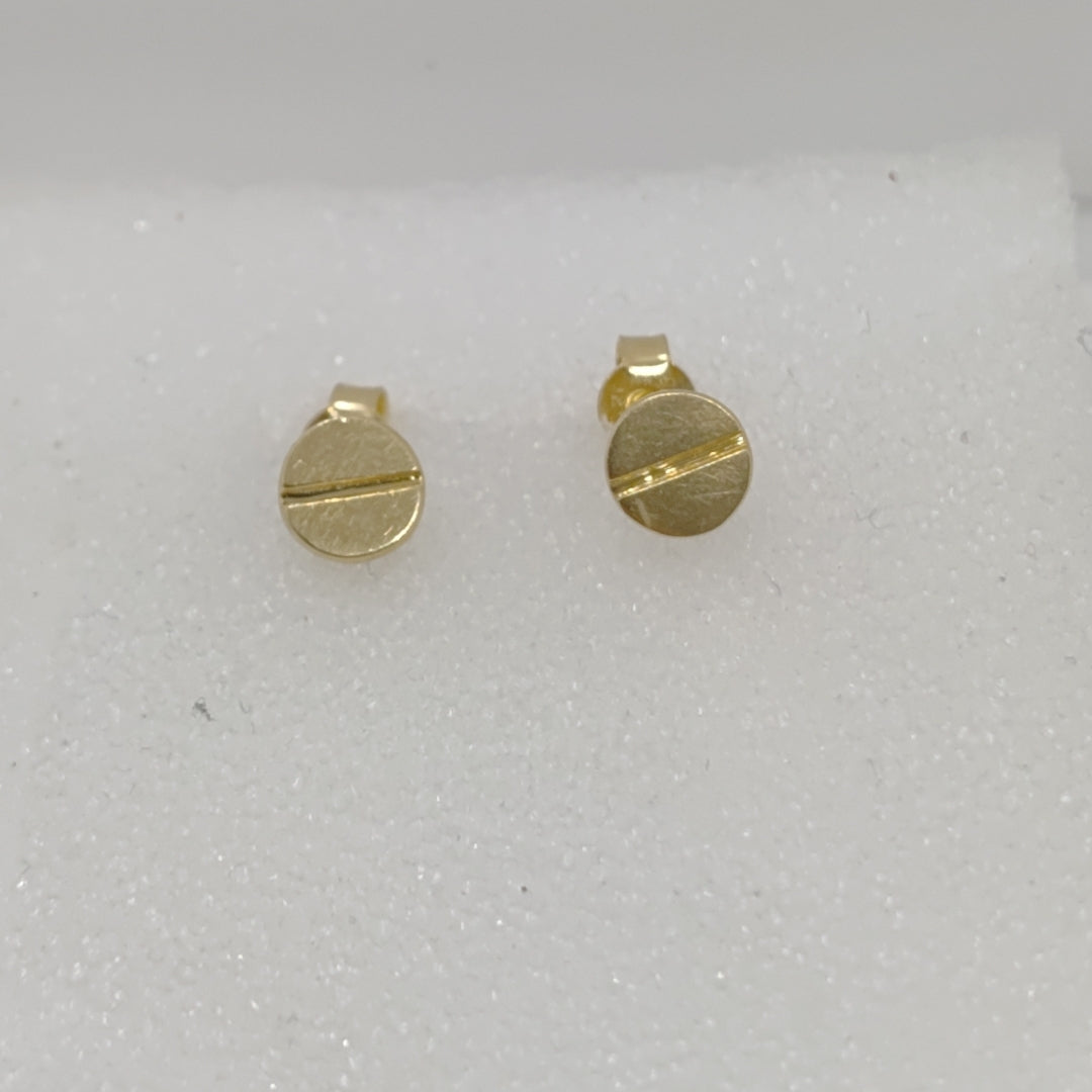 BROQUELES PAR ORO 14 K 1 GRMS (SEMINUEVO)