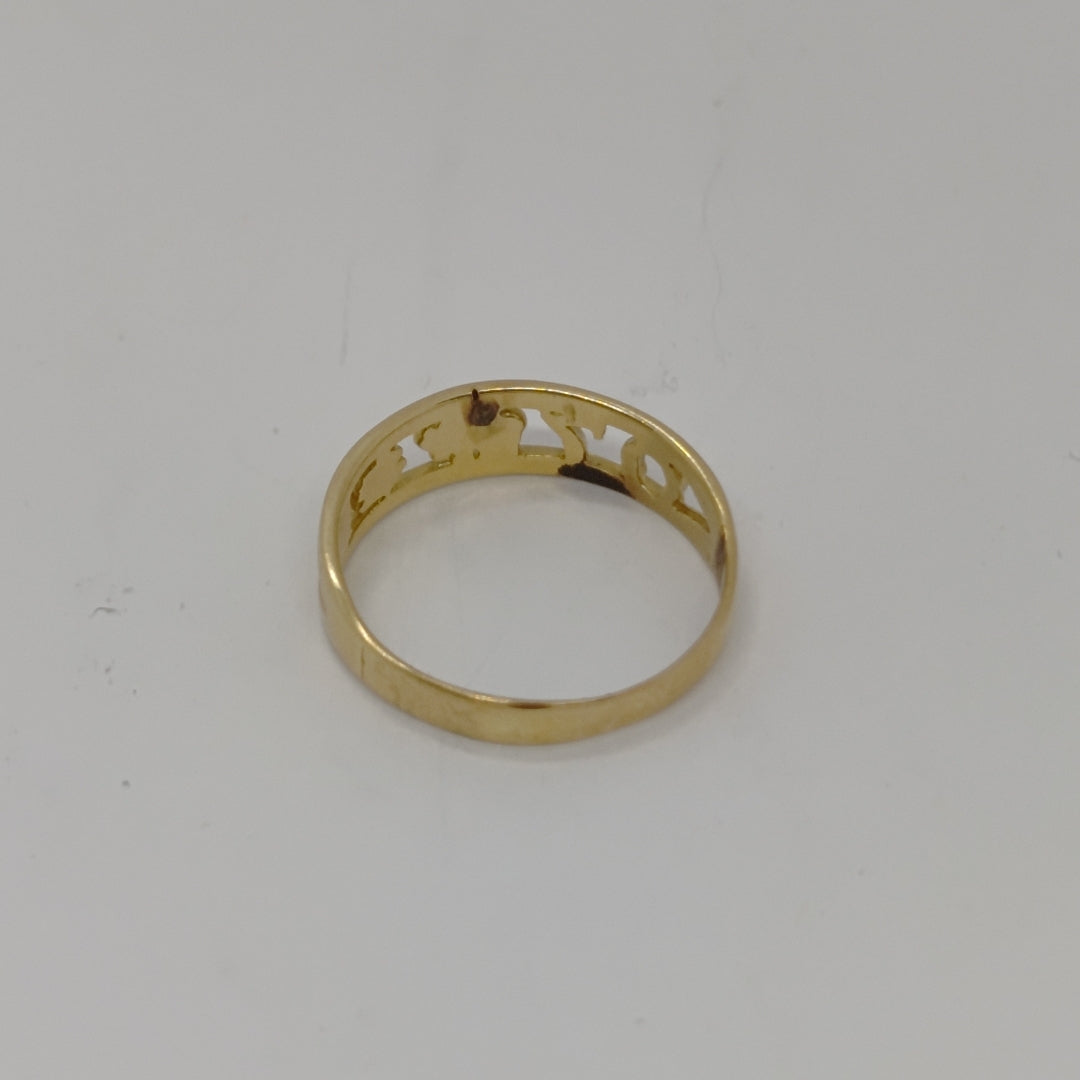 ANILLITO ORO 14 K 2 GRMS (SEMINUEVO)