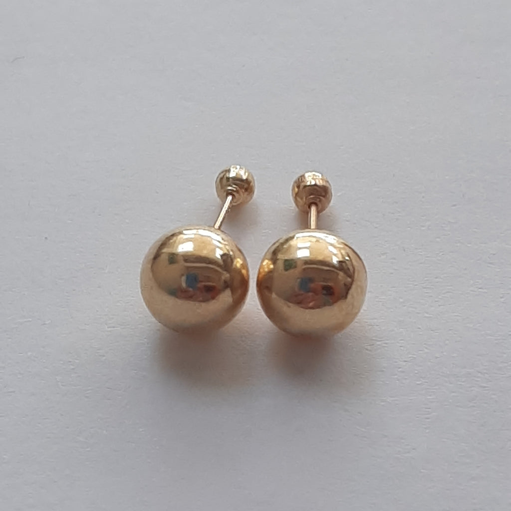 BROQUELES PAR ORO 14 K 0.4 GRMS (SEMINUEVO)