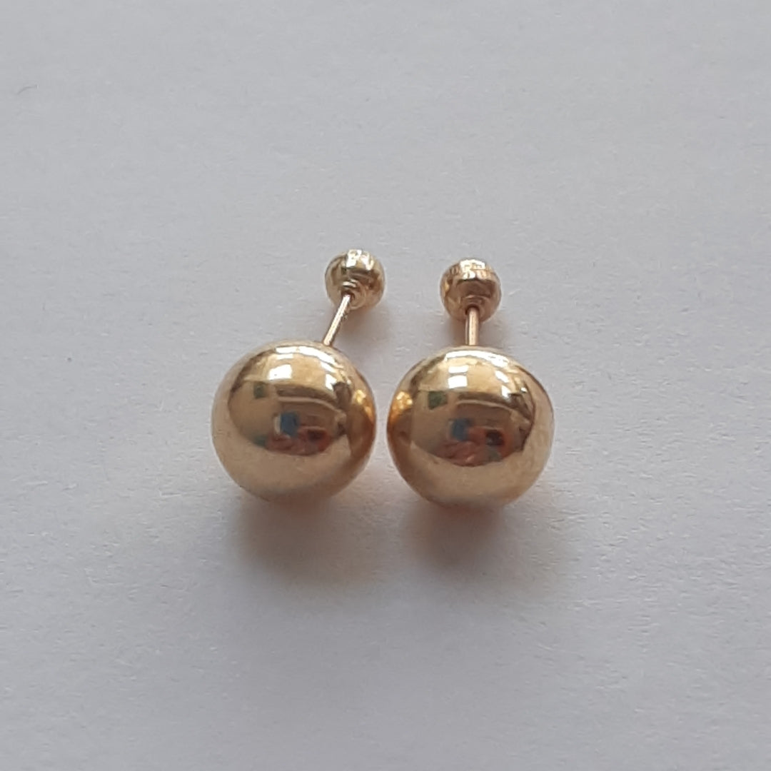 BROQUELES PAR ORO 14 K 0.4 GRMS (SEMINUEVO)