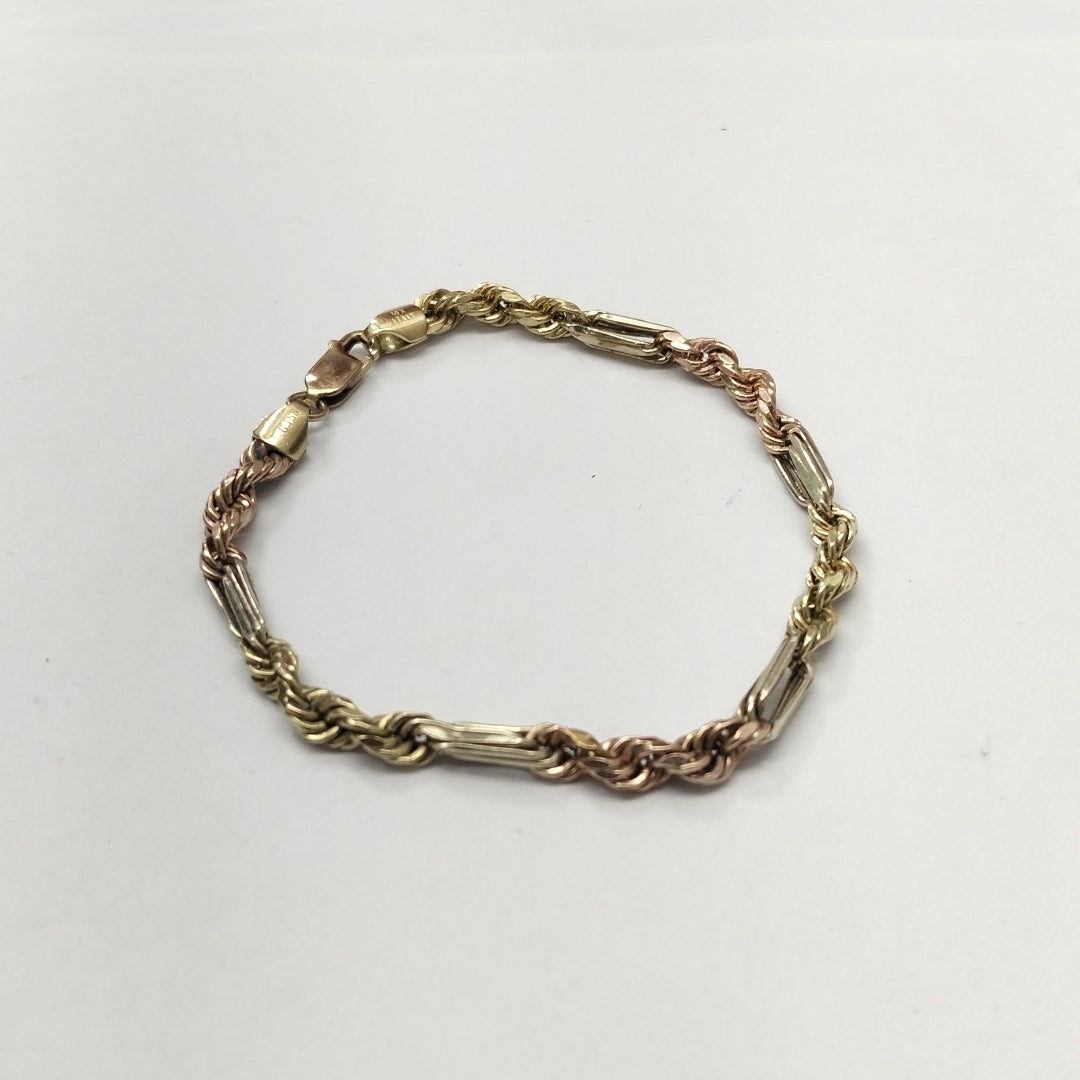 PULSERA ORO,ORO COMBINADO 10 K 5,60 GRMS (SEMINUEVO)