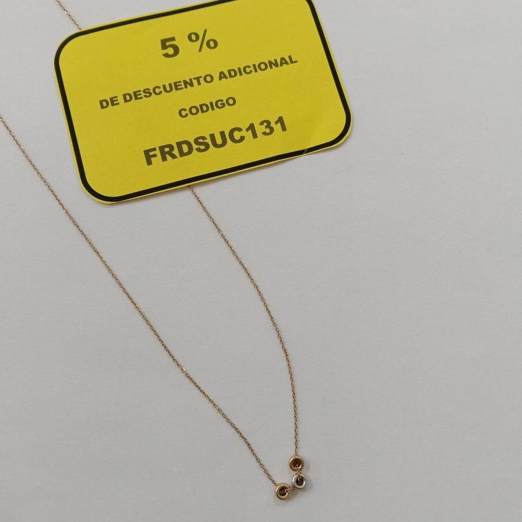 CADENA ORO 14 K 1.2 GRMS (SEMINUEVO)