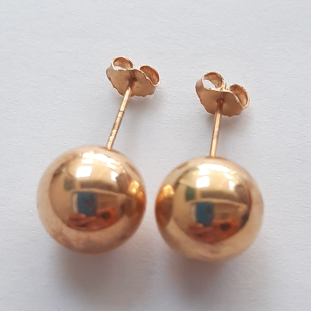 BROQUELES PAR ORO 14 K 1.3 GRMS (SEMINUEVO)