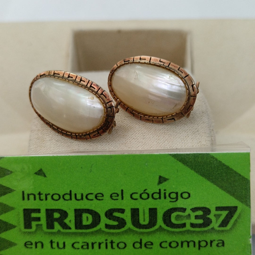 ARETES PAR ORO 10 K 5.2 GRMS (SEMINUEVO)
