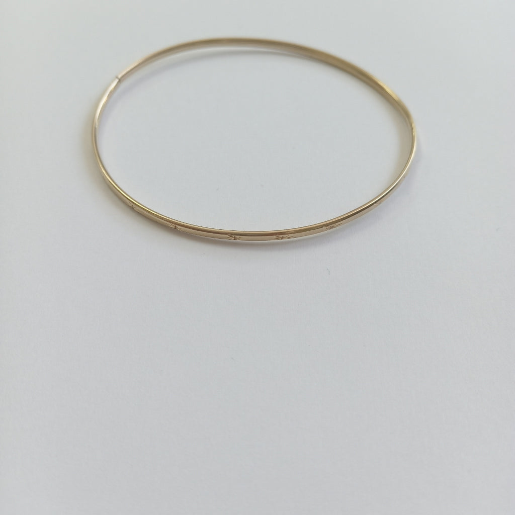 PULSERA RIGIDA ORO 10 K 3,10 GRMS (SEMINUEVO)