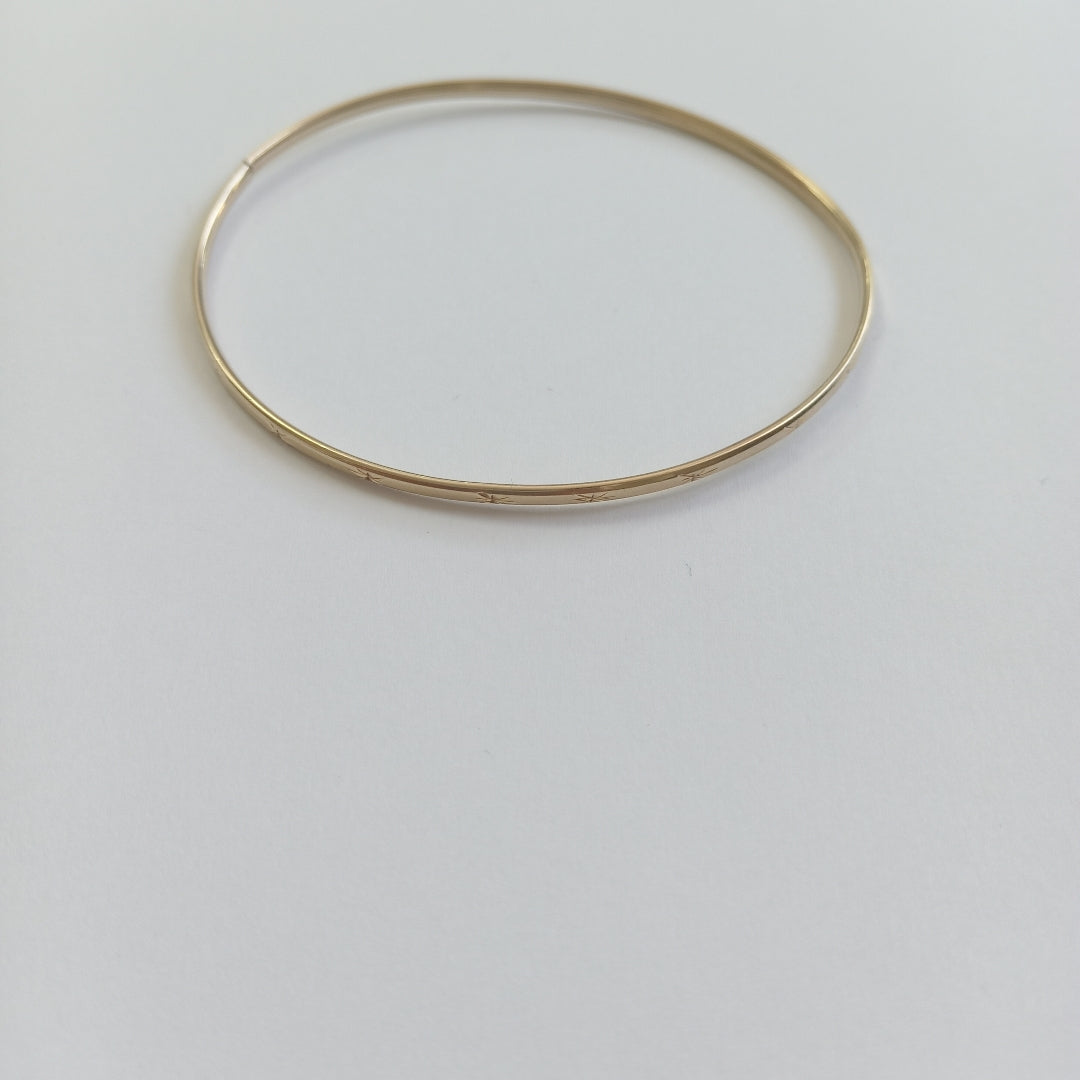 PULSERA RIGIDA ORO 10 K 3,10 GRMS (SEMINUEVO)
