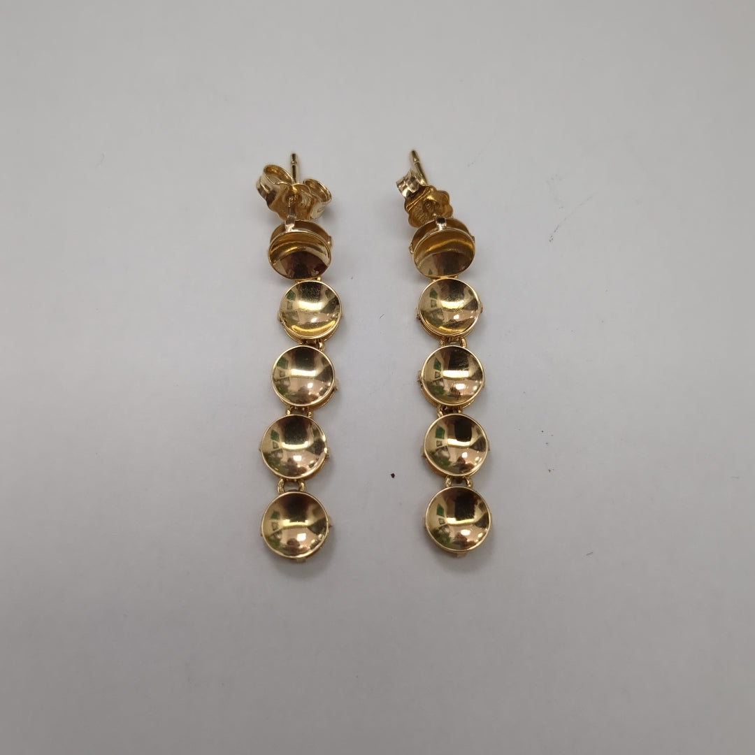 ARETES PAR ORO 14 K 3.3 GRMS (SEMINUEVO)
