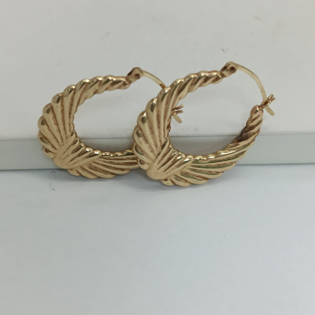 ARRACADAS PAR ORO 14 K 3,00 GRMS (SEMINUEVO)