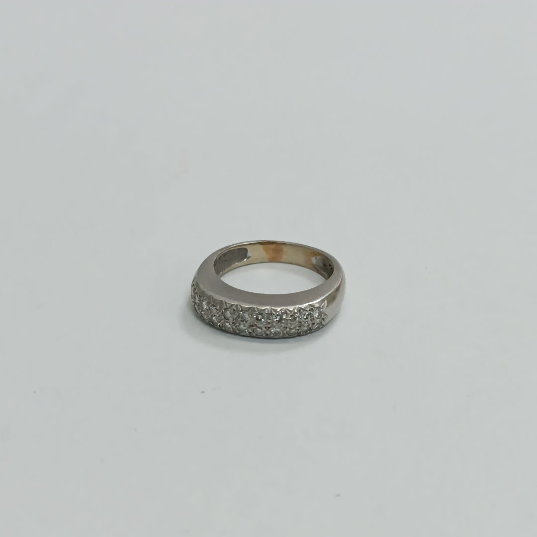 ANILLO ORO BLANCO 14 K 5,40 GRMS (SEMINUEVO)