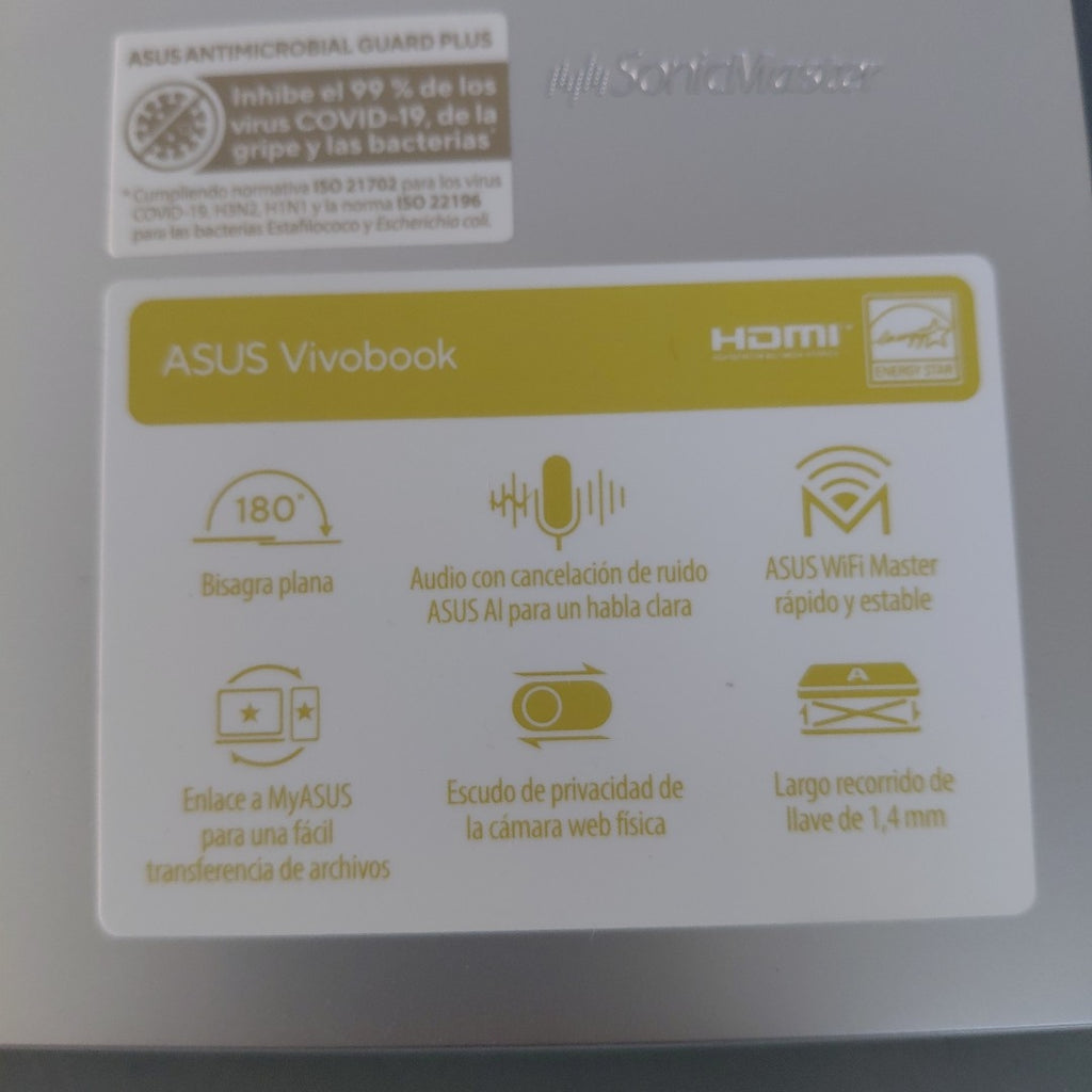 LAPTOP ASUS VIVOBOOK 15 D1502YA-NJ584W (2025) 512 GB SSD 16 GB RAM (SEMINUEVO)