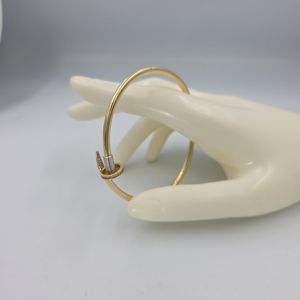 PULSERA RIGIDA ORO 14 K 7.1 GRMS (SEMINUEVO)