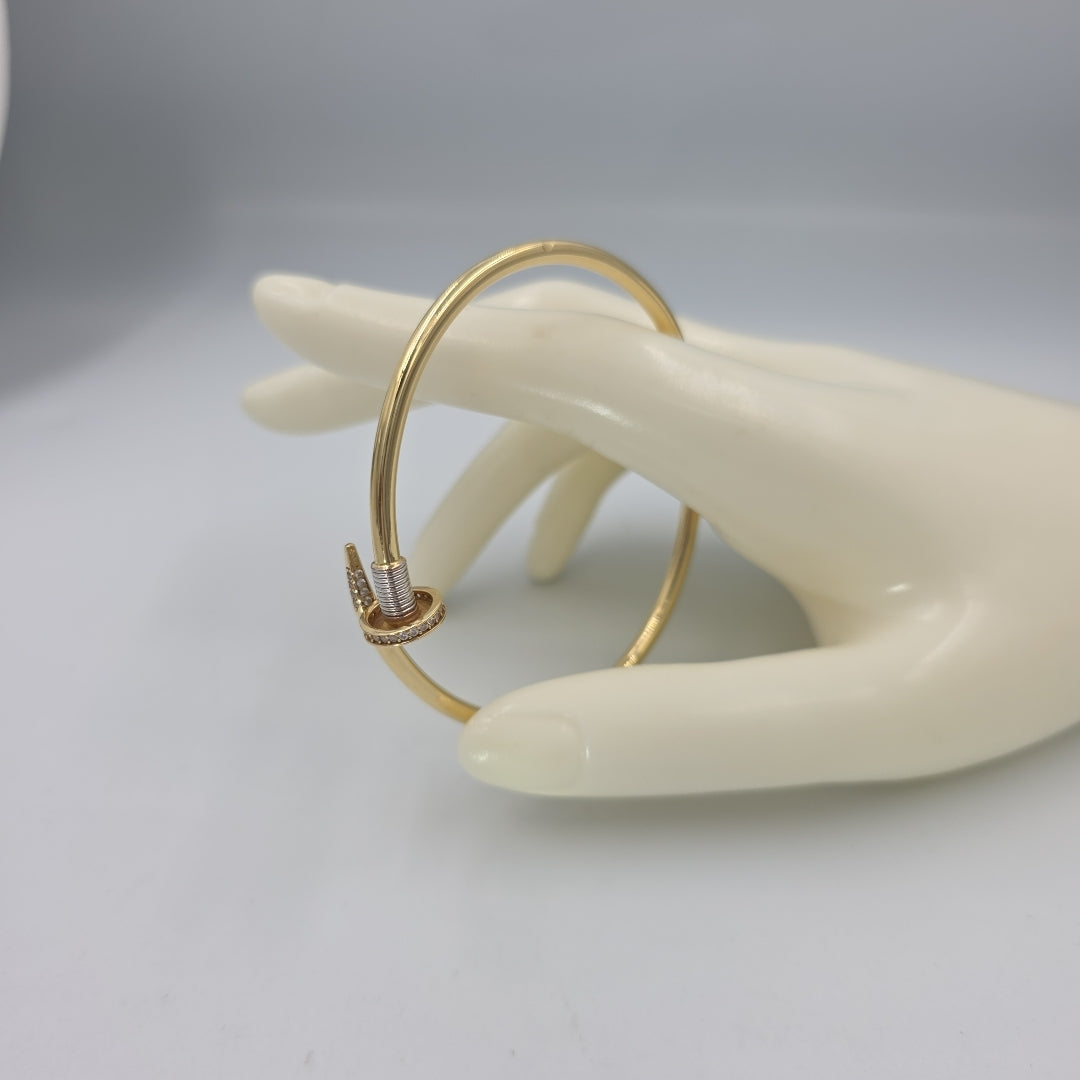 PULSERA RIGIDA ORO 14 K 7.1 GRMS (SEMINUEVO)