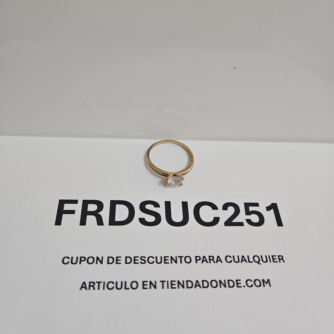SOLITARIO ORO 10 K 1.9 GRMS (SEMINUEVO)