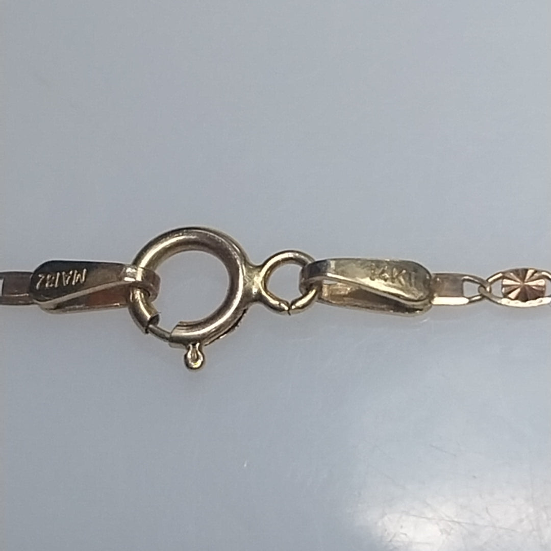 CADENA ORO 14 K 2.3 GRMS (SEMINUEVO)