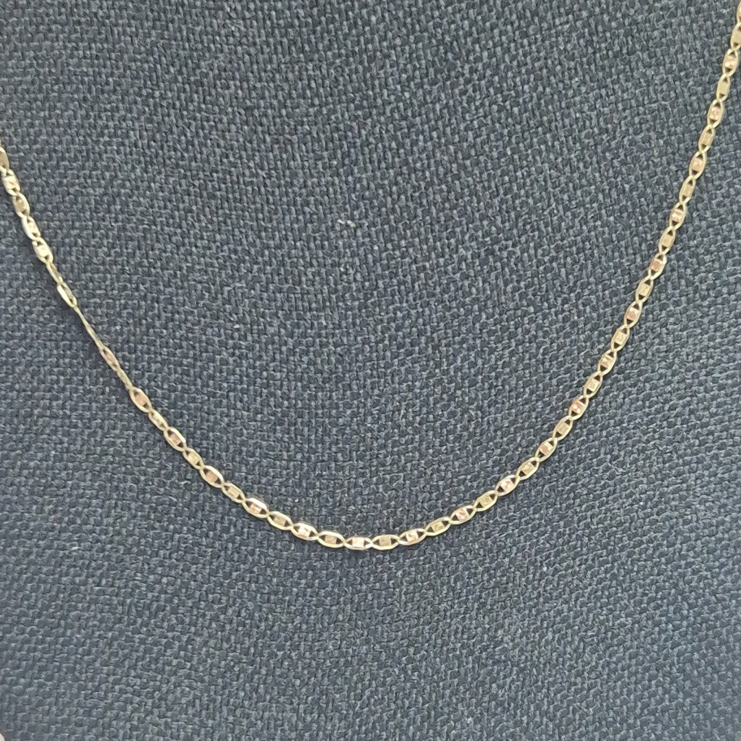 CADENA ORO COMBINADO 10 K 1.4 GRMS (SEMINUEVO)