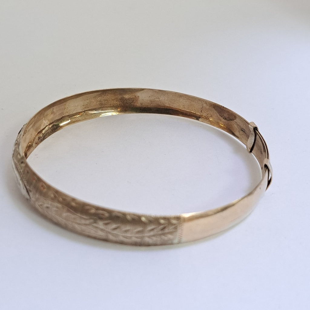 PULSERA RIGIDA ORO 8 K 6.6 GRMS (SEMINUEVO)